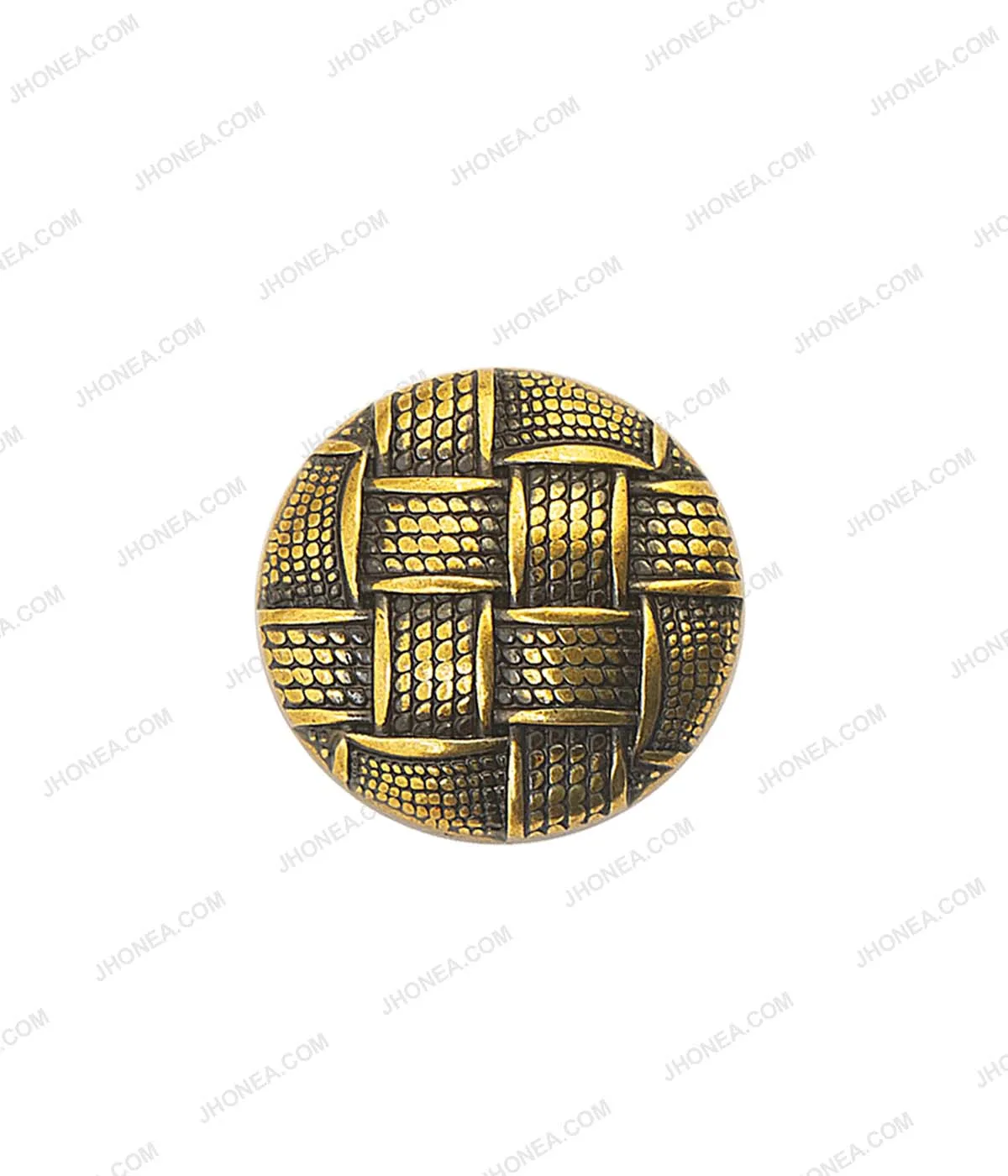 20mm Antique Gold Checks Design Coat Buttons