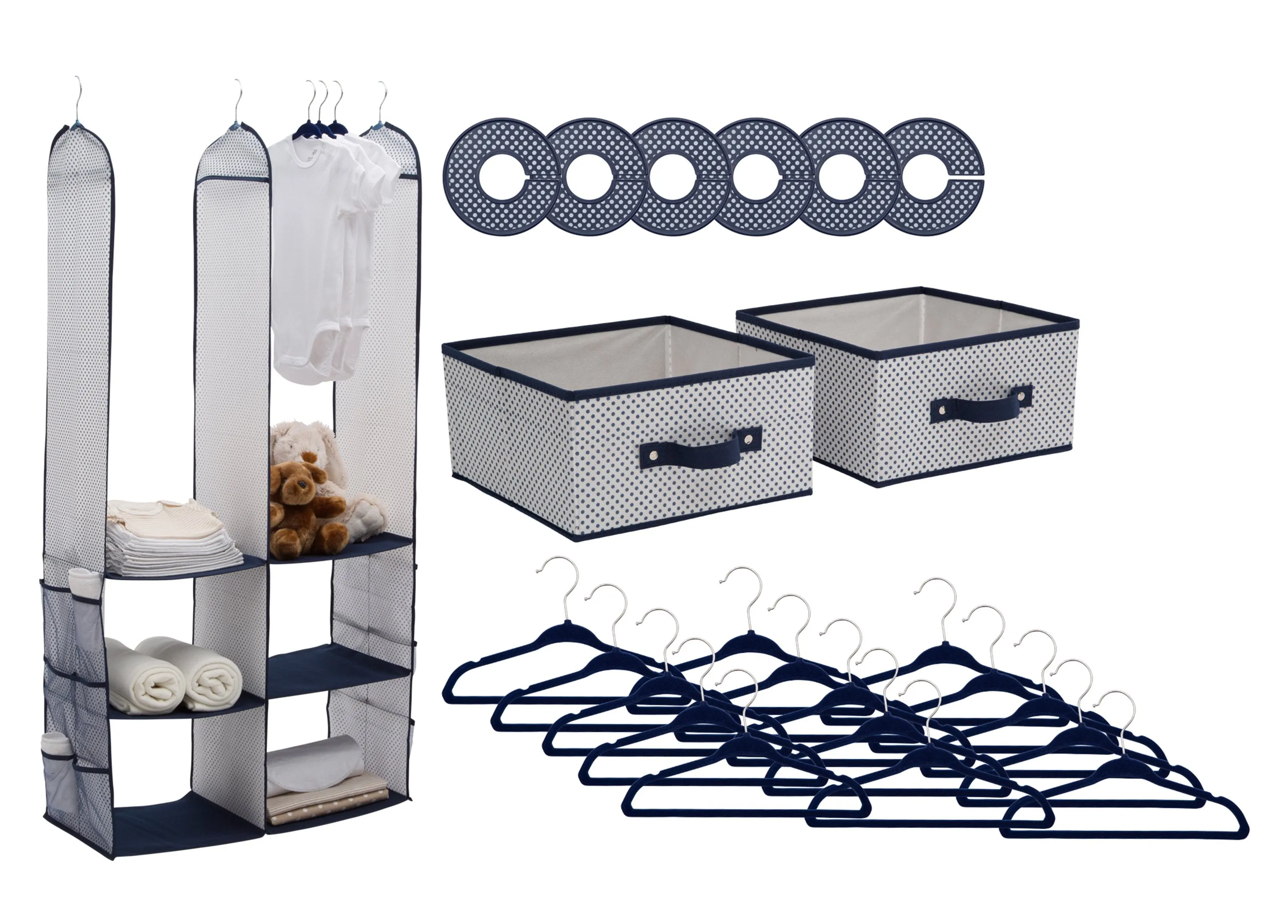 24 Piece Nursery Storage Set