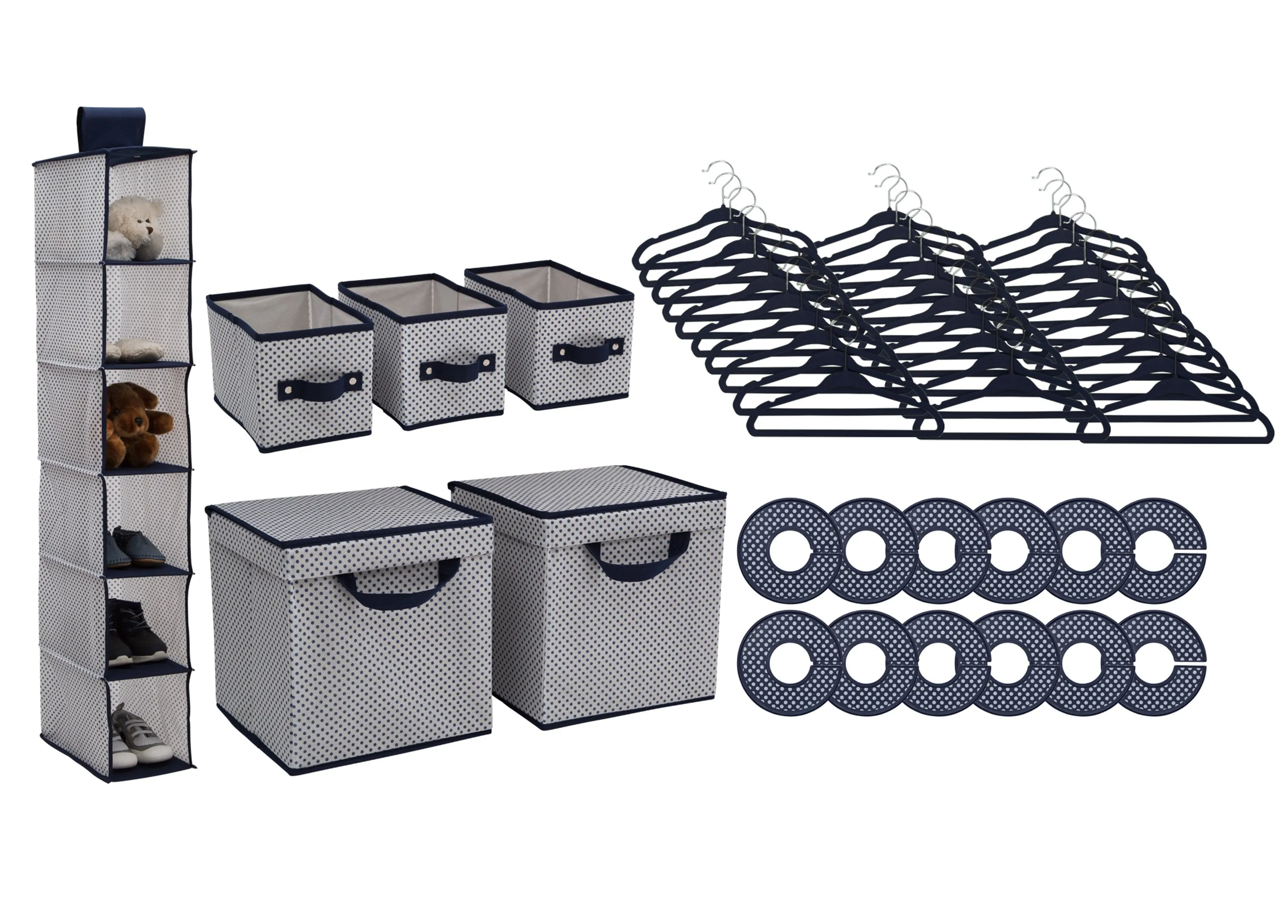 48 Piece Nursery Storage Set