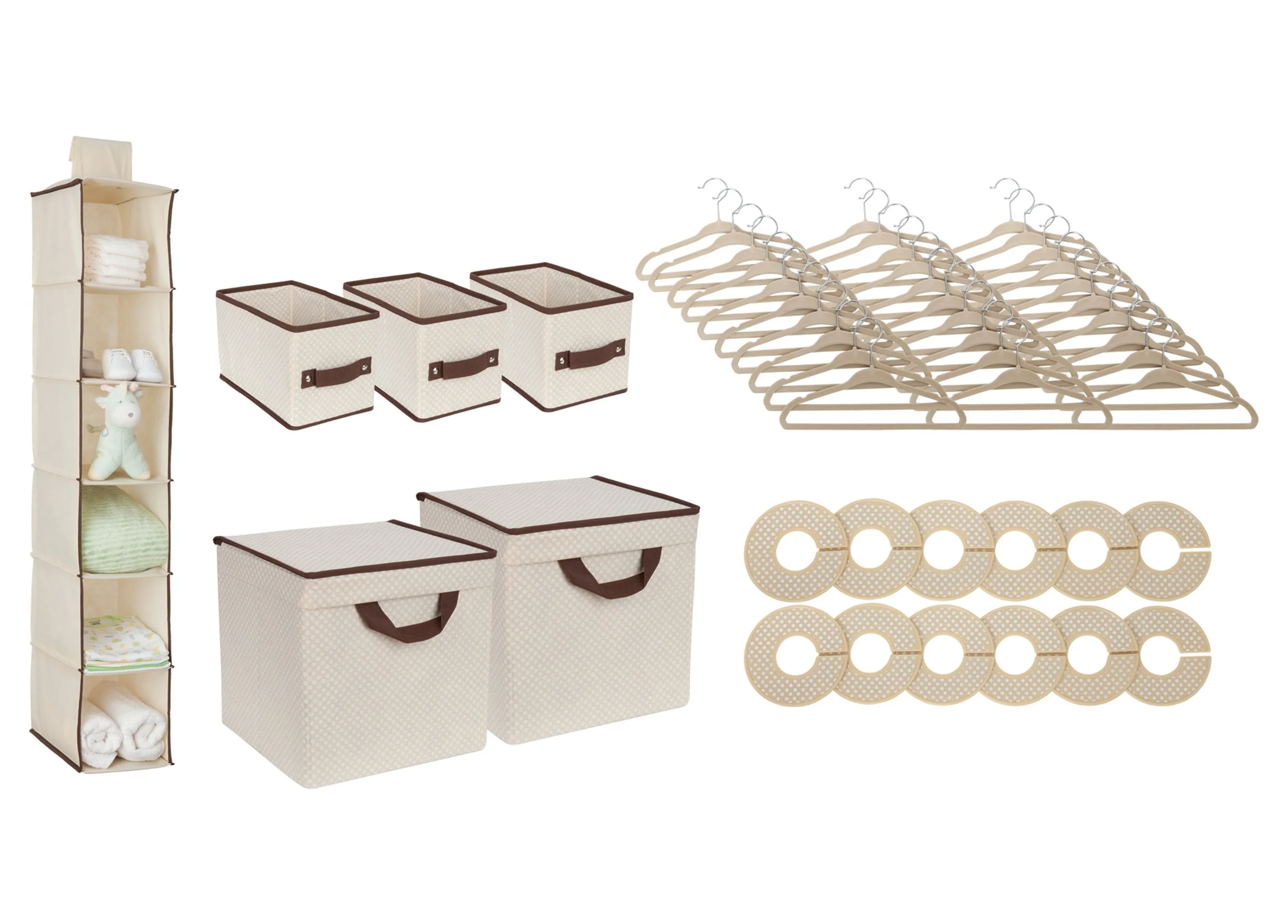 48 Piece Nursery Storage Set