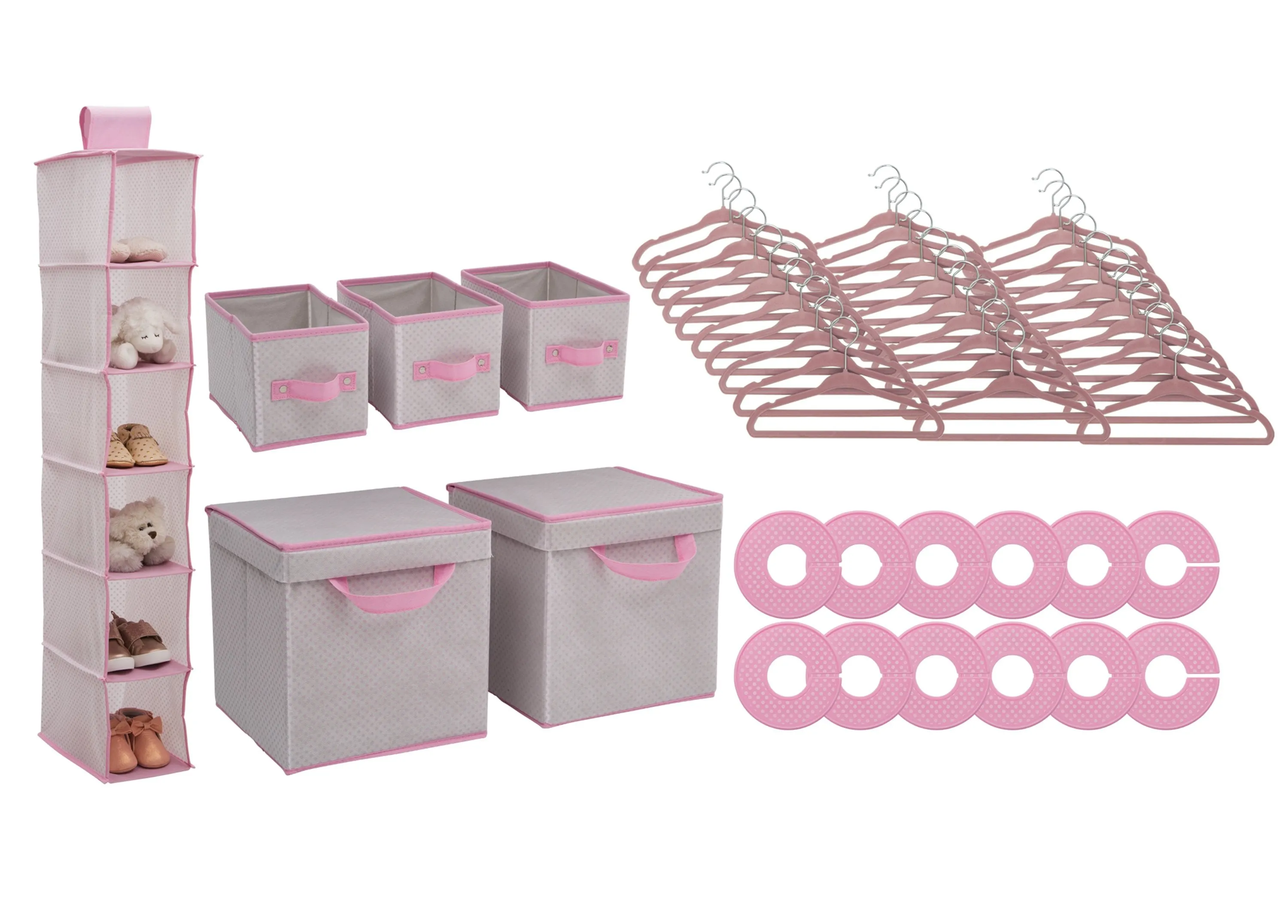 48 Piece Nursery Storage Set