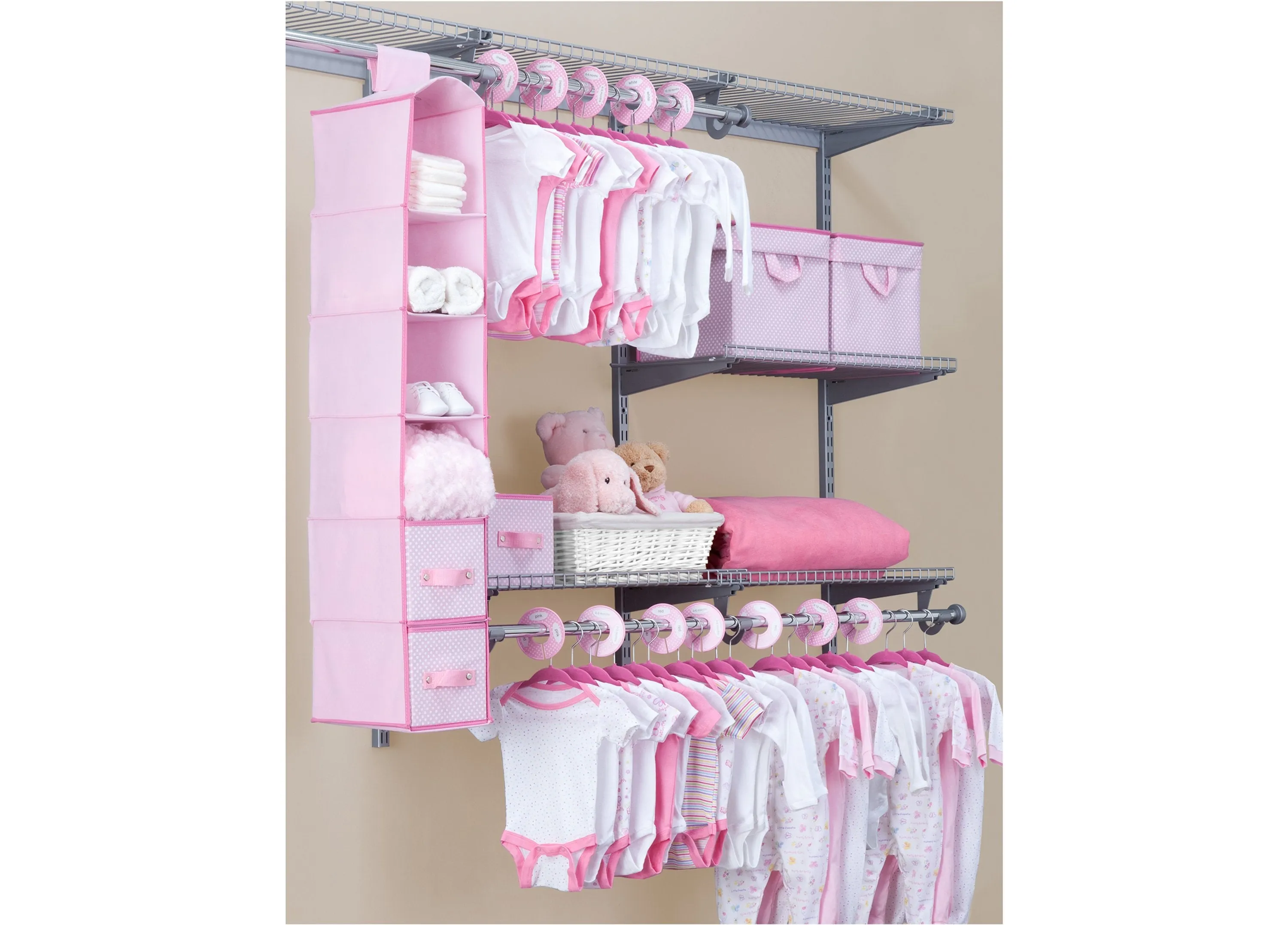 48 Piece Nursery Storage Set