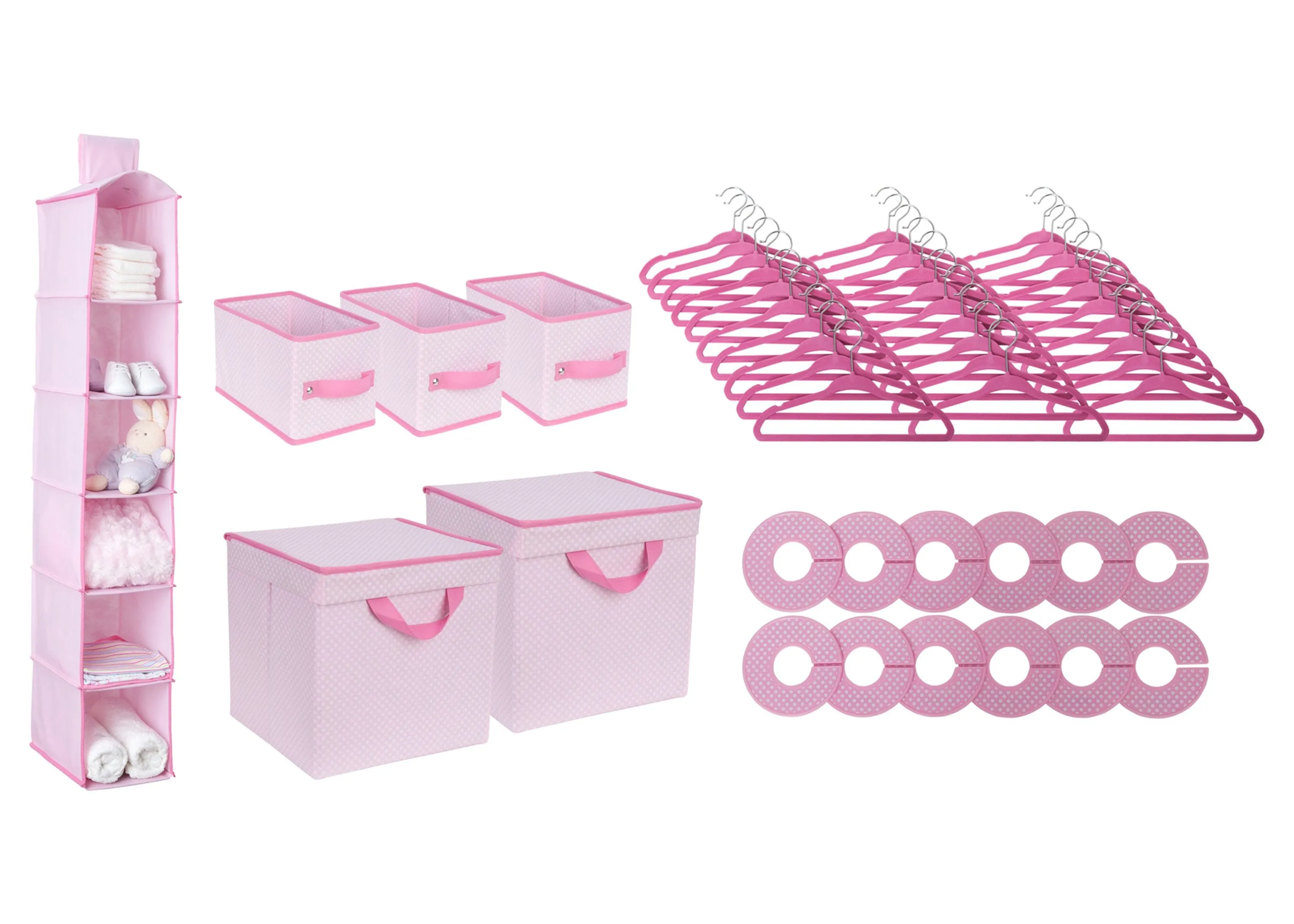 48 Piece Nursery Storage Set