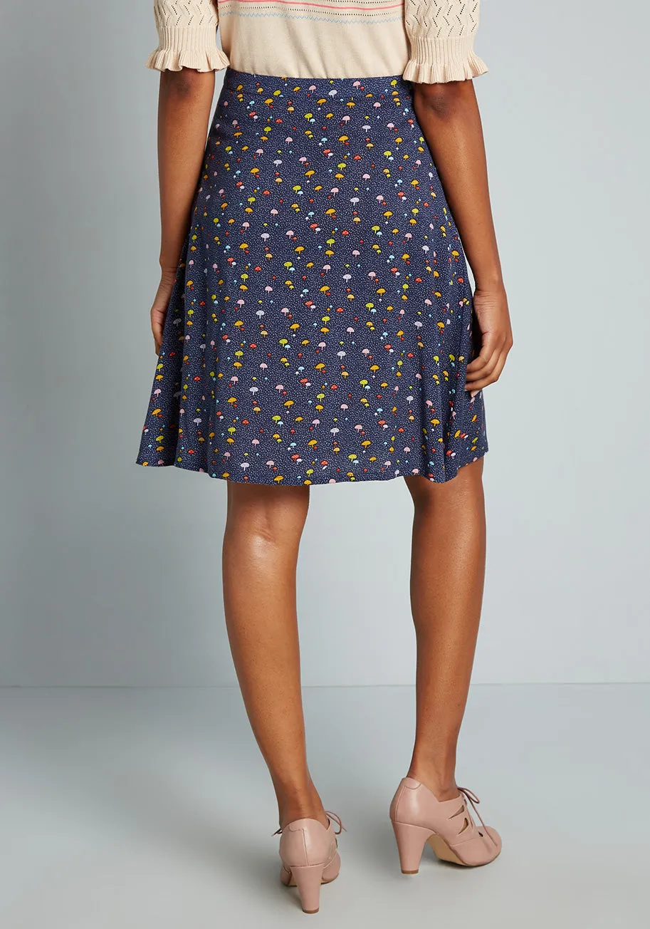 A Kerfuffle of Truffles A-Line Skirt