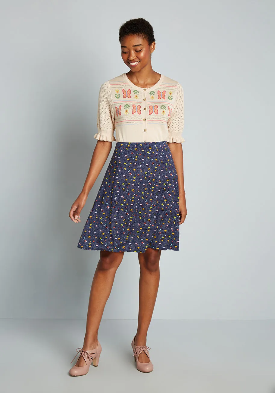 A Kerfuffle of Truffles A-Line Skirt