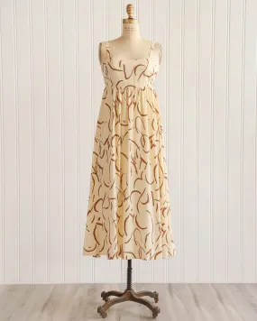 Abstract Strokes Dress