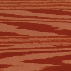 Abstract Tone on Tone Wallpaper in Burnt Orange