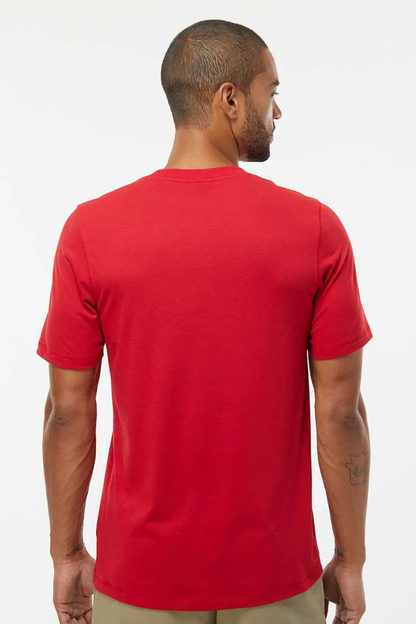 Adidas Mens Short Sleeve Crewneck T-Shirt - Power Red - NEW