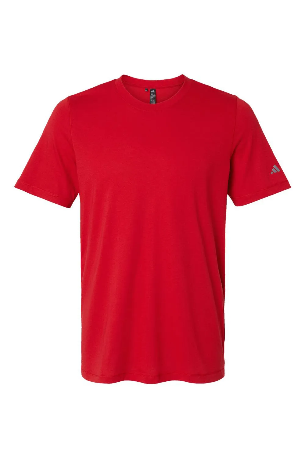 Adidas Mens Short Sleeve Crewneck T-Shirt - Power Red - NEW