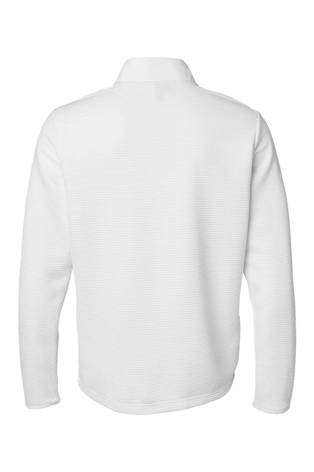 Adidas Mens Spacer 1/4 Zip Sweatshirt - Core White - NEW