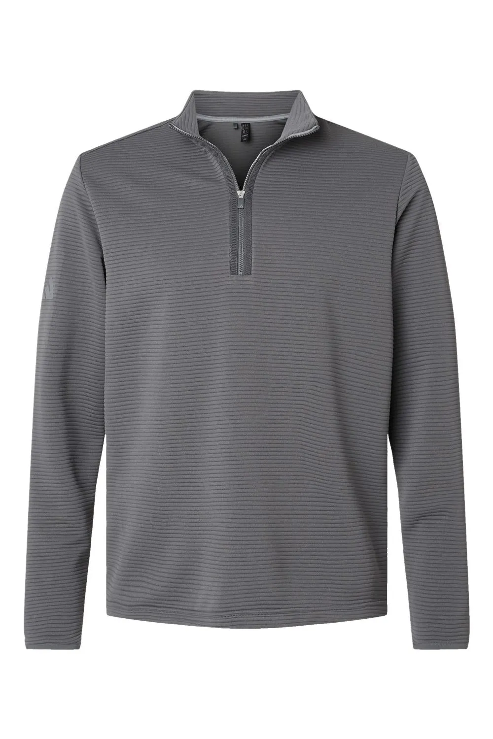 Adidas Mens Spacer 1/4 Zip Sweatshirt - Grey - NEW