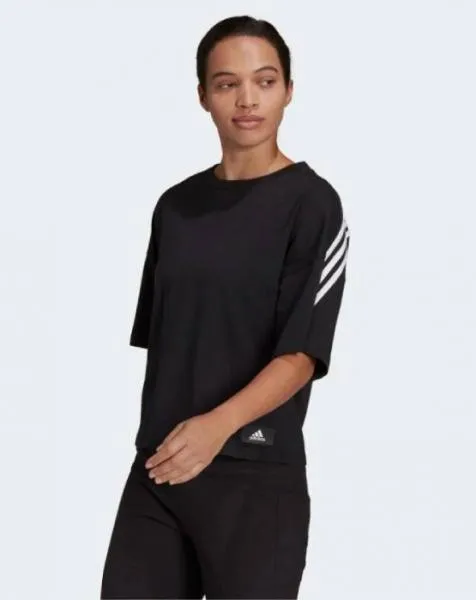 adidas - Women - Sportswear Three Stripes Tee - Black