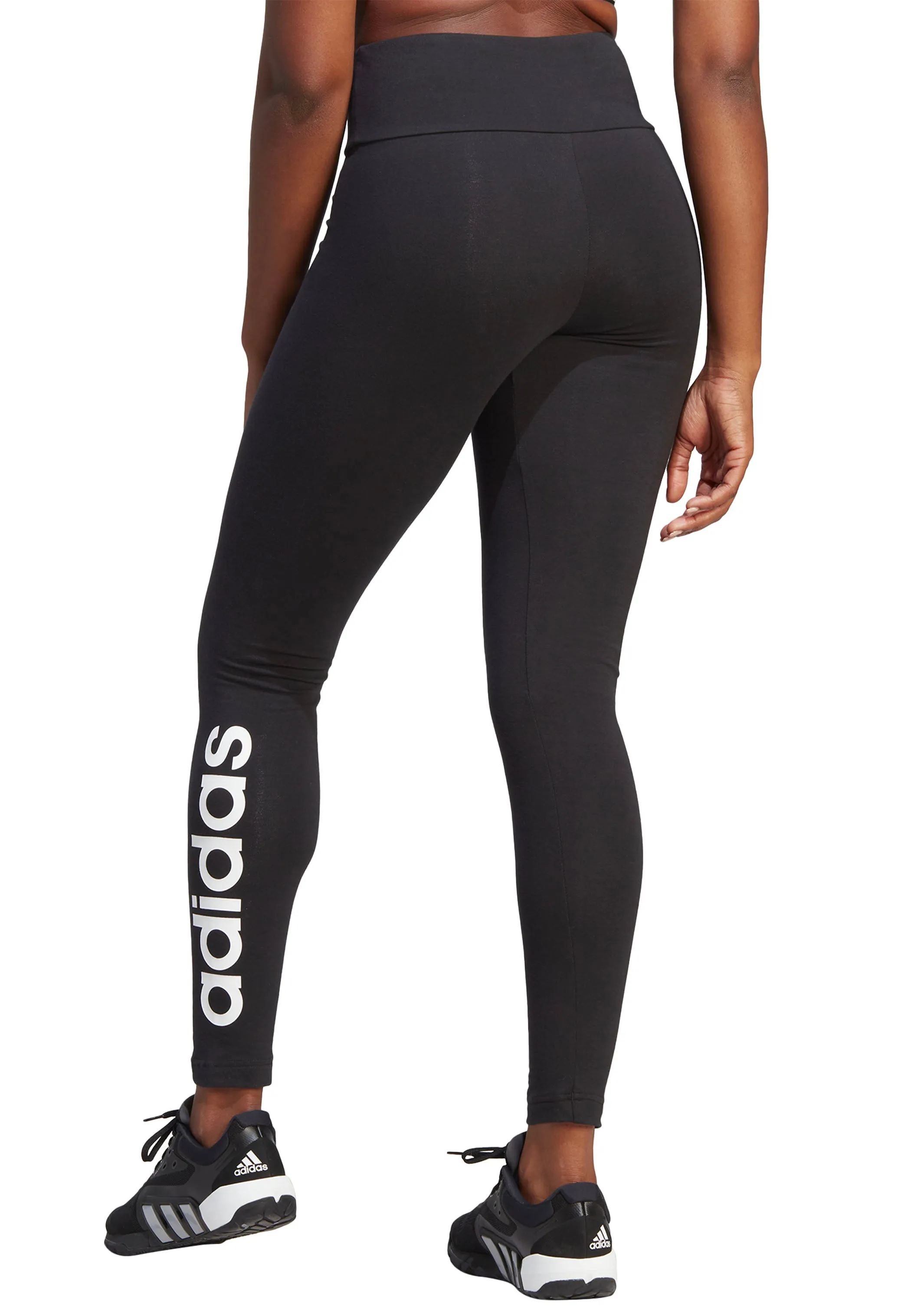 Adidas Womens Essential High-Waisted Logo Leggings <br> GL0633