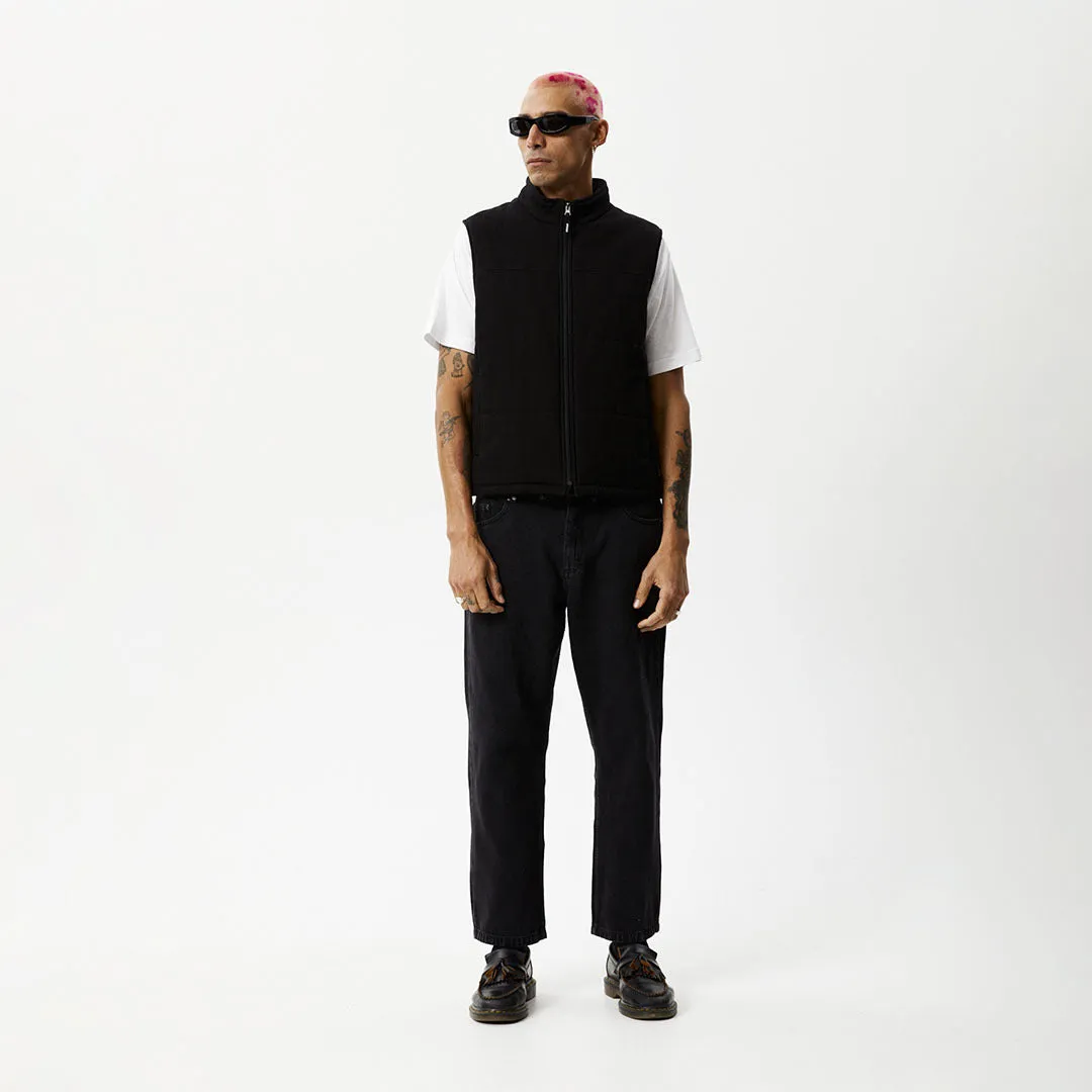 AFENDS Midnight - Puffer Vest - Black