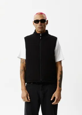 AFENDS Midnight - Puffer Vest - Black