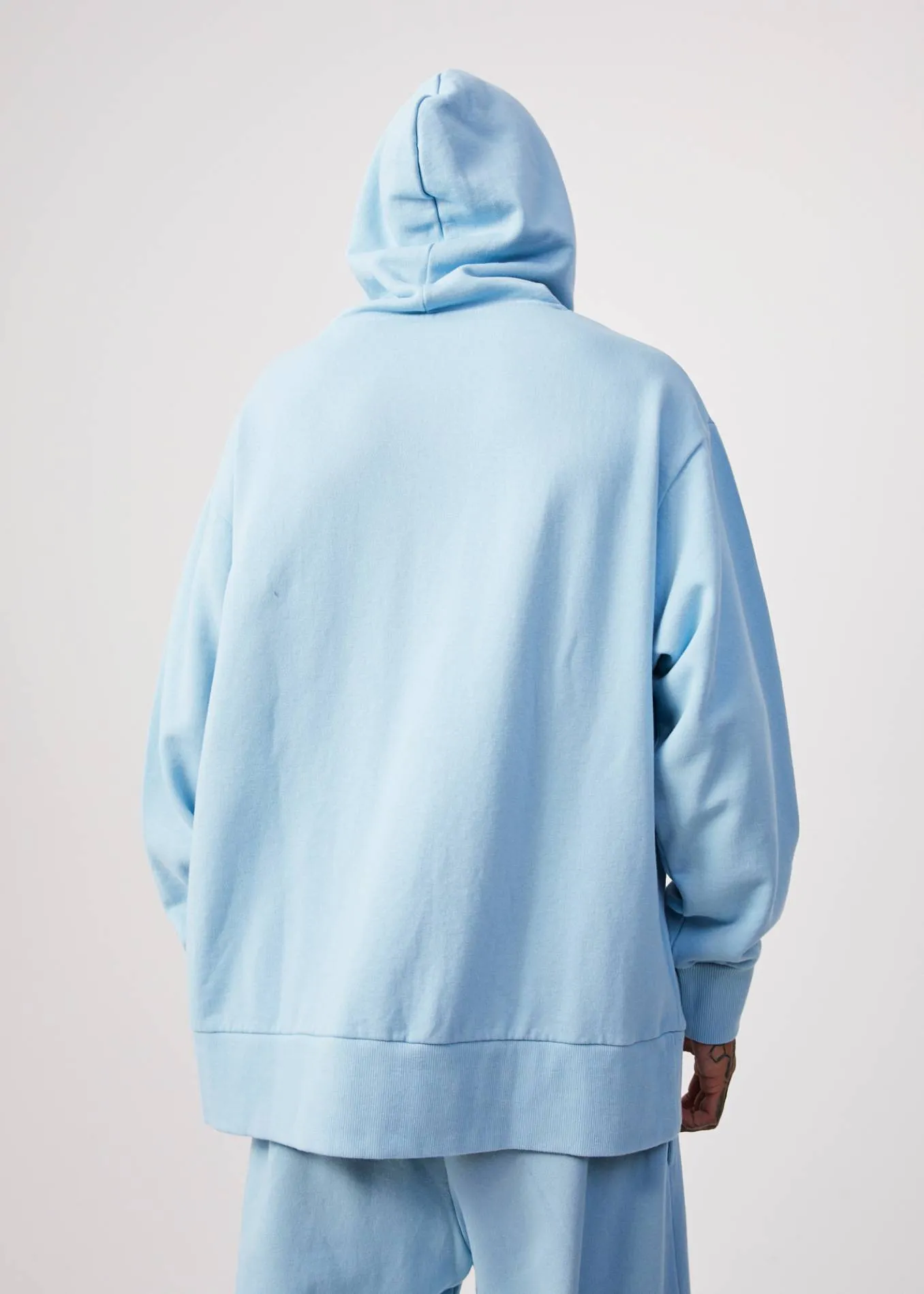 AFENDS Unisex Conditional - Unisex Oversized Hoodie - Sky Blue