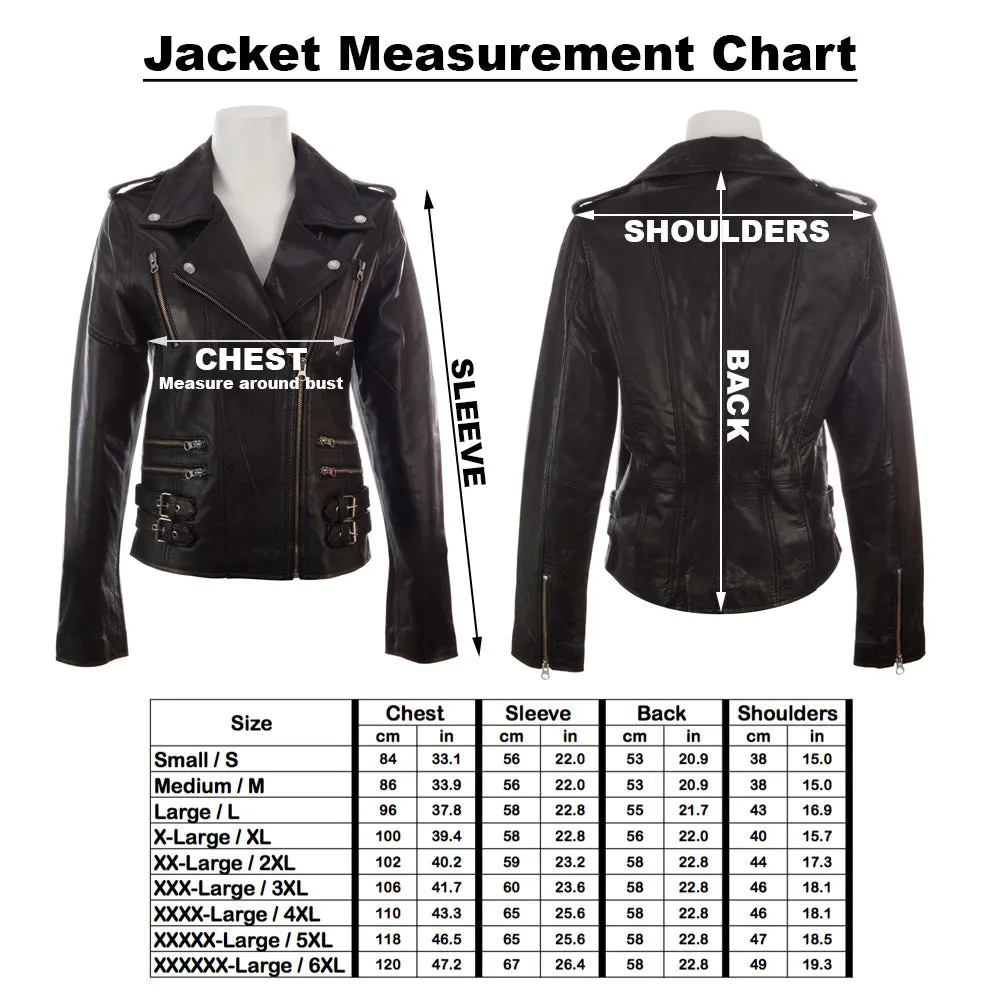 AGSM Women's Biker Jacket - Timber