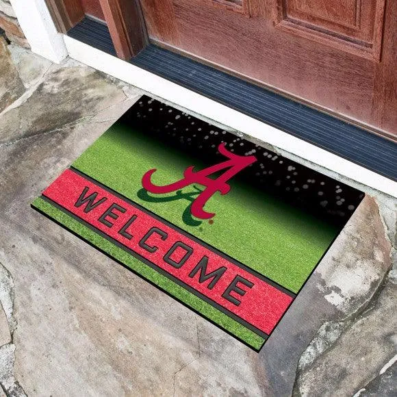 Alabama Crimson Tide Heavy Duty Crumb Rubber Door Mat