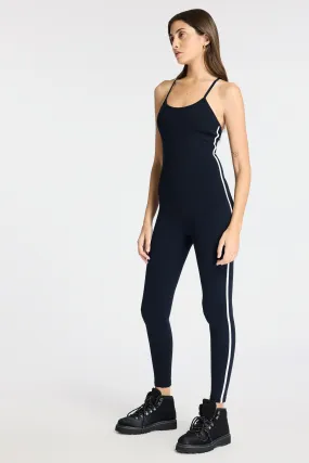 Amber Airweight Jumpsuit - Black/white