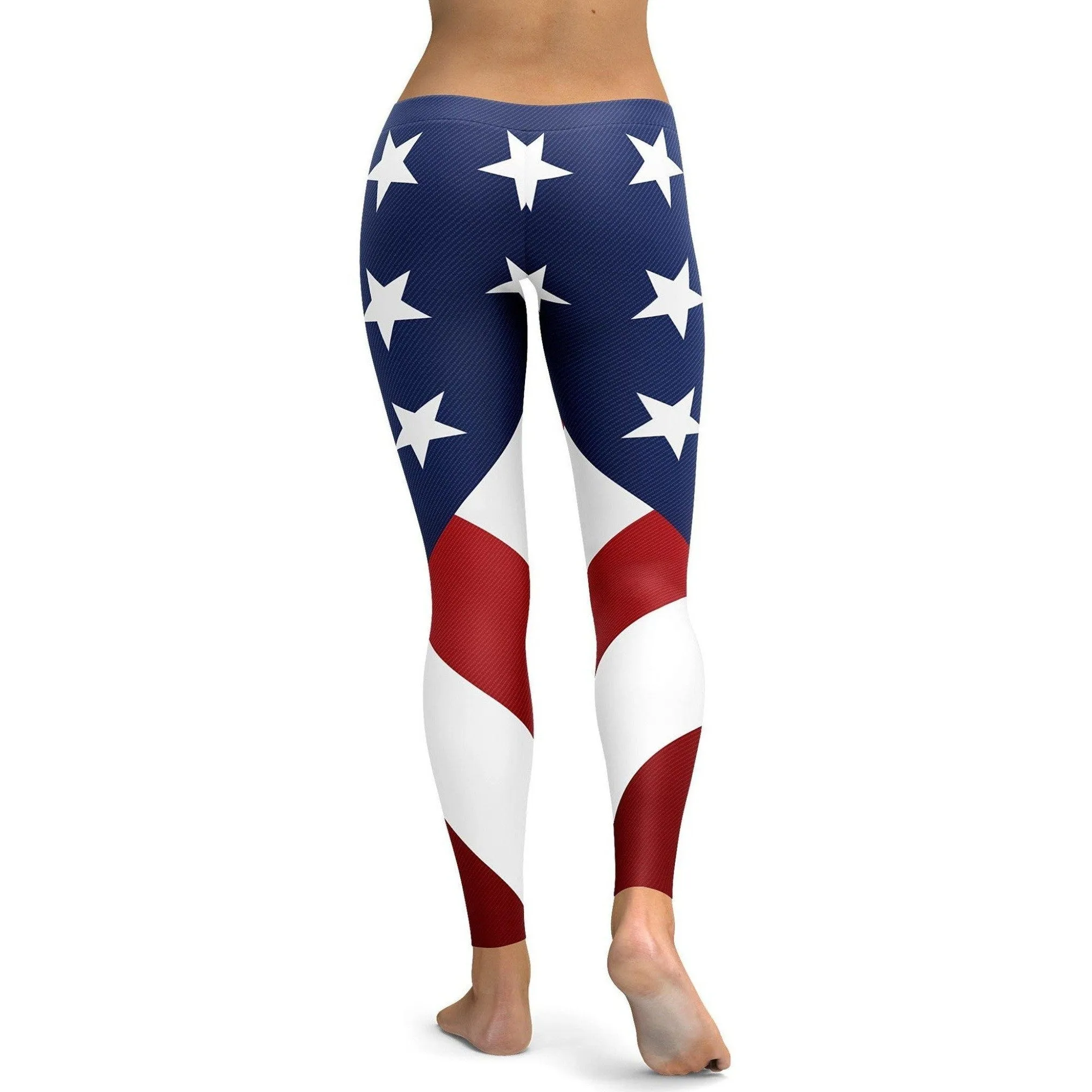 American Flag Leggings