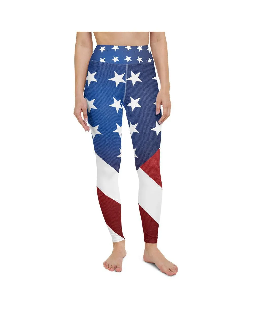 American Flag Yoga Pants