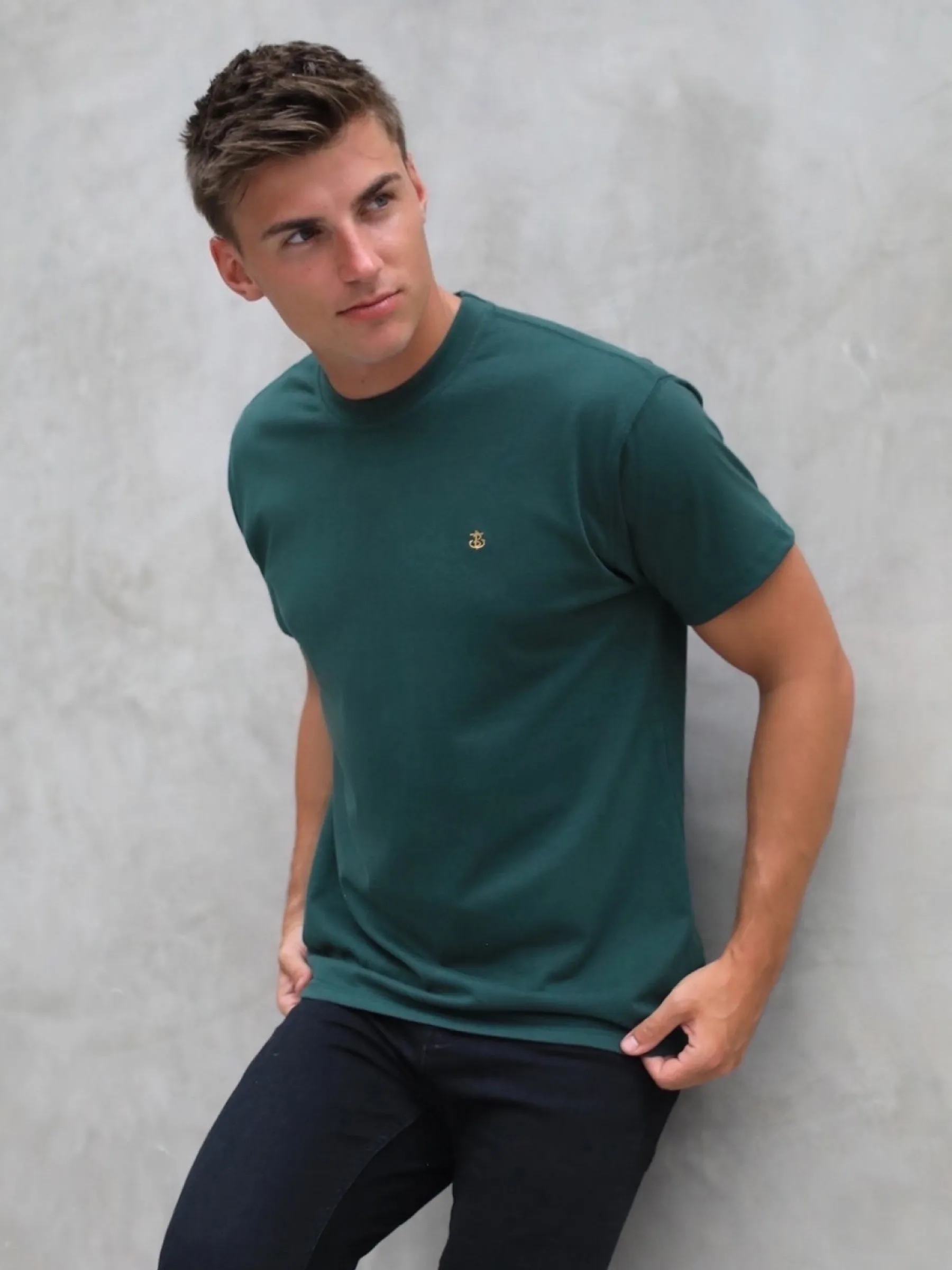 Anchor Relaxed T-Shirt - Dark Green