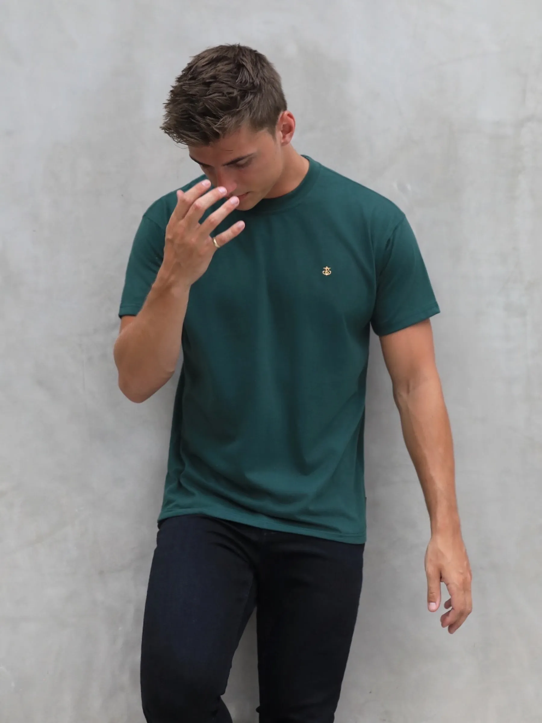 Anchor Relaxed T-Shirt - Dark Green