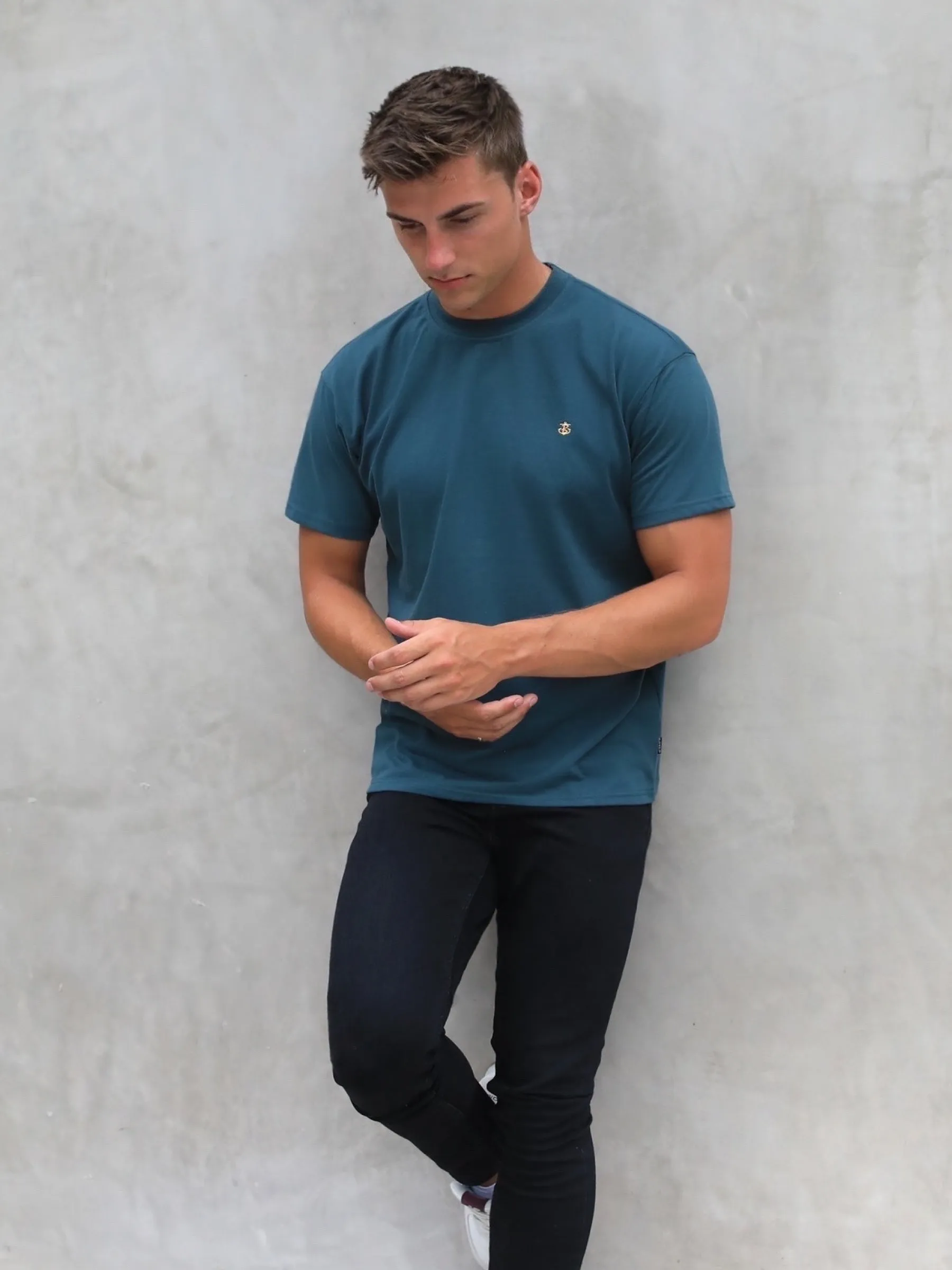 Anchor Relaxed T-Shirt - Teal Green