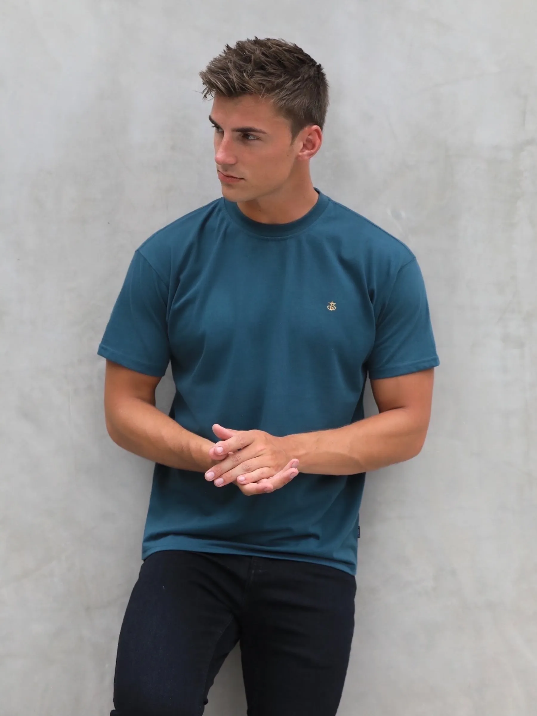 Anchor Relaxed T-Shirt - Teal Green