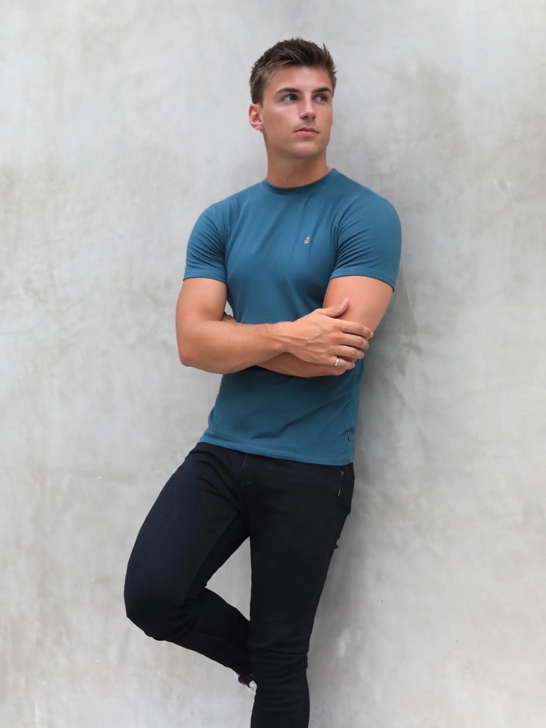 Anchor T-Shirt - Teal Green