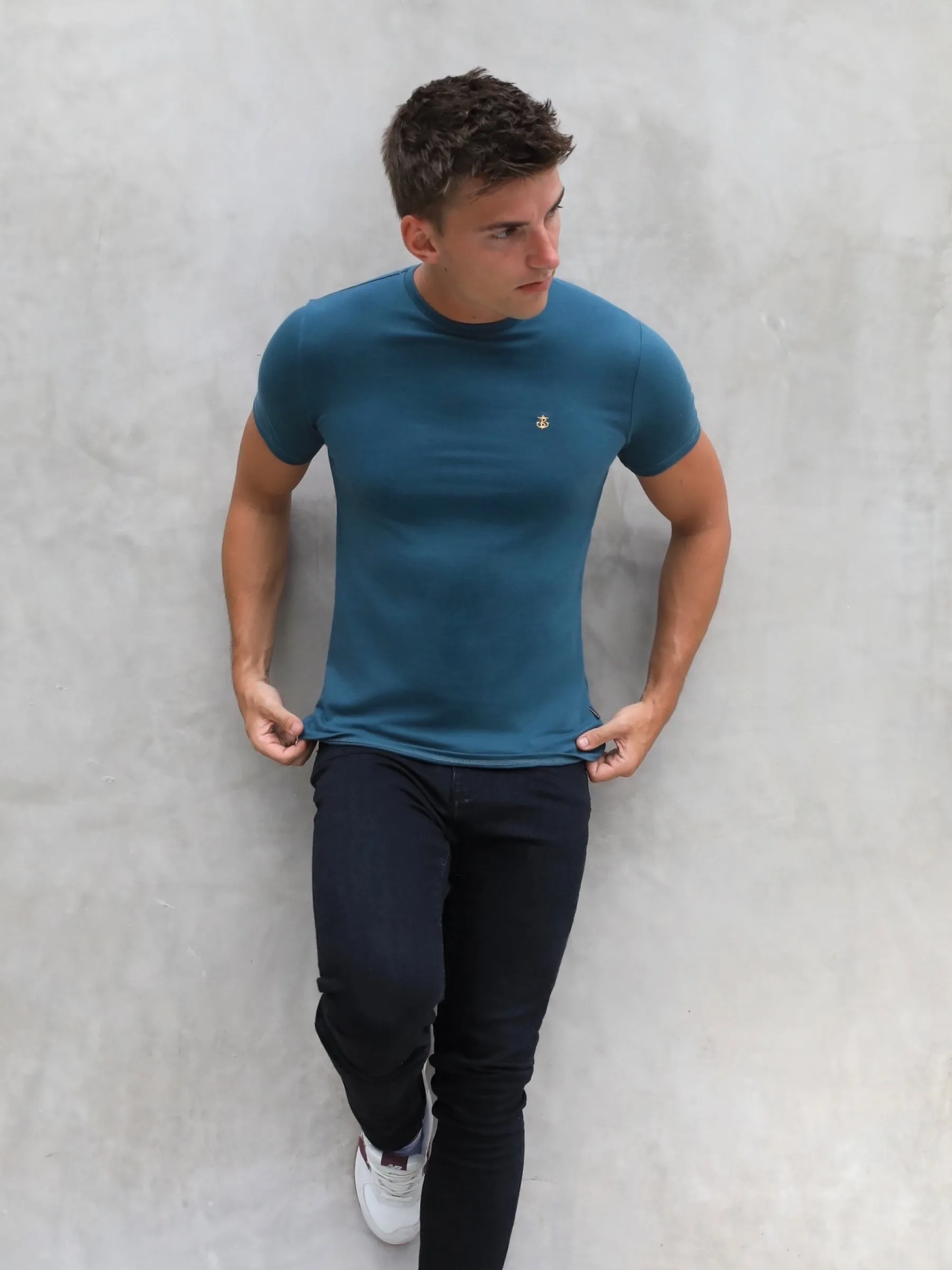 Anchor T-Shirt - Teal Green