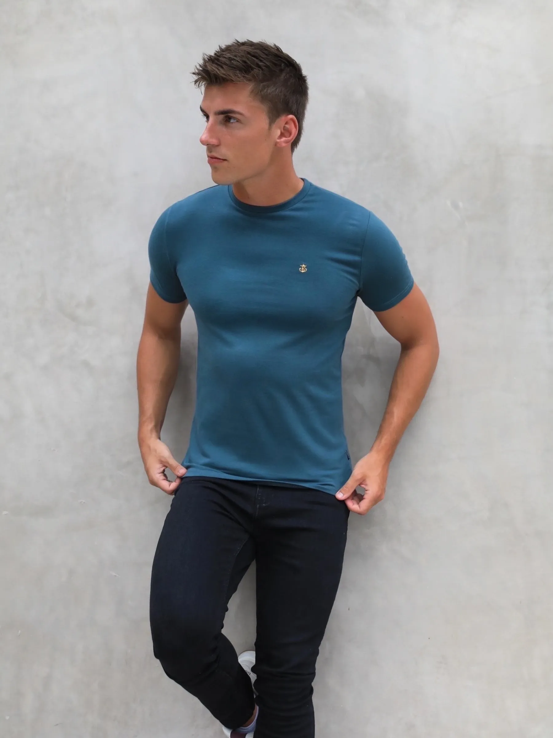 Anchor T-Shirt - Teal Green