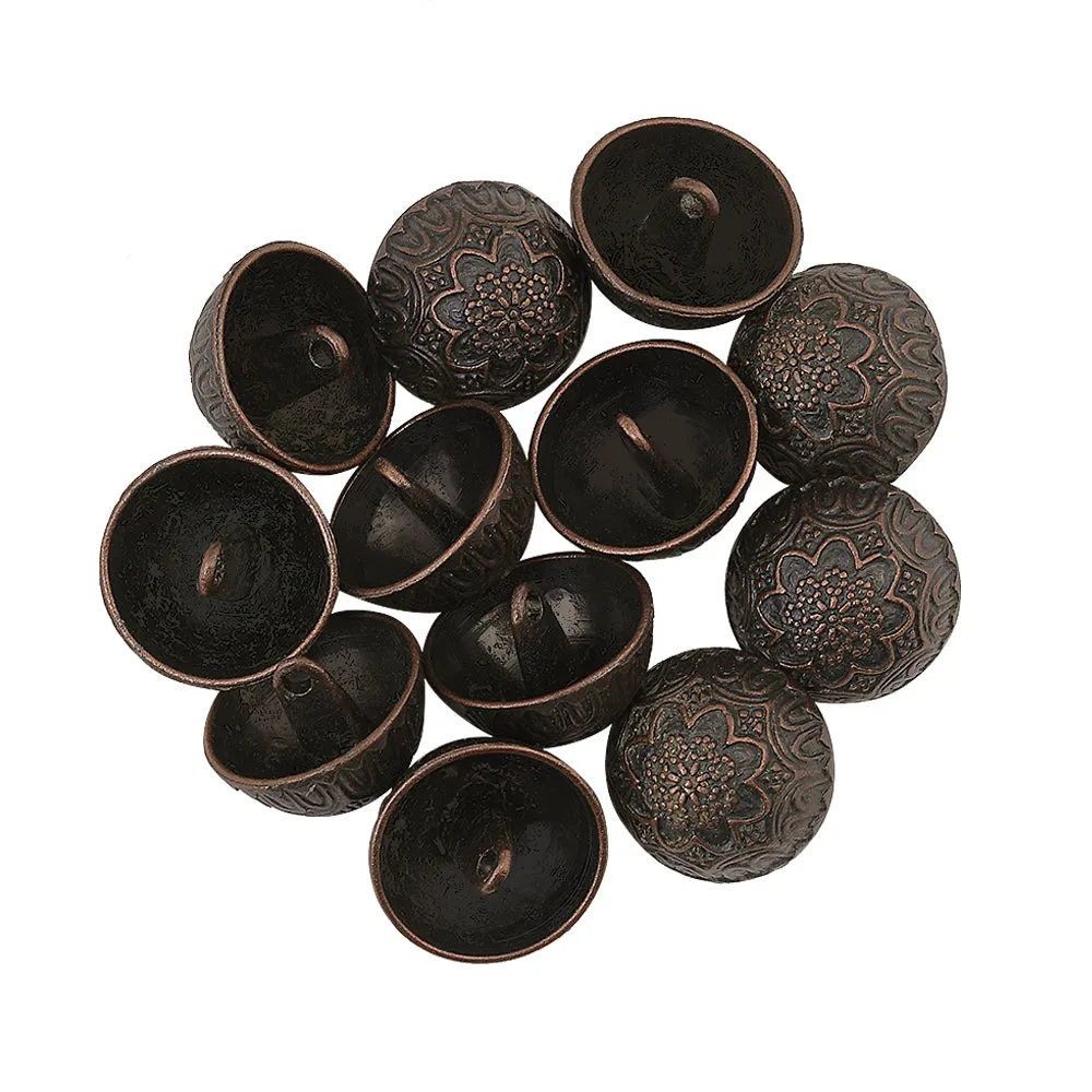 Ancient Medieval Design Vintage Dome Metal Buttons