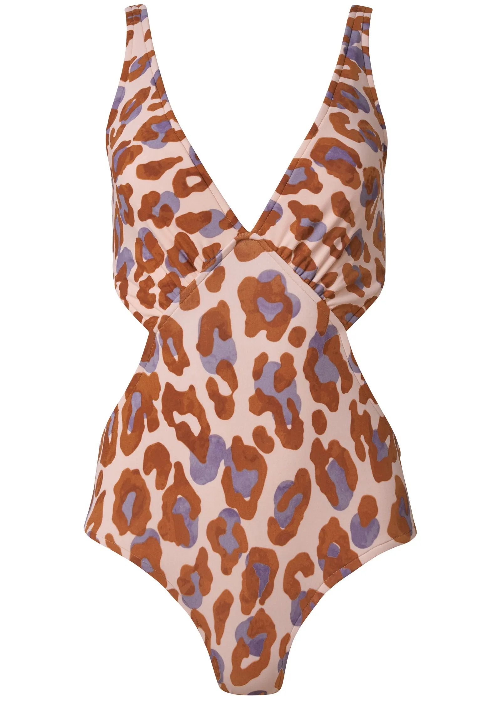 Angled Monokini - Spotty Leopard