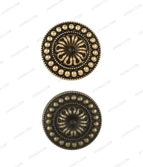 Antique Brass & Antique Gold Vintage Design Ethnic Buttons