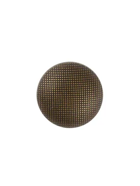 Antique Brass Dotted Surface Dome Button