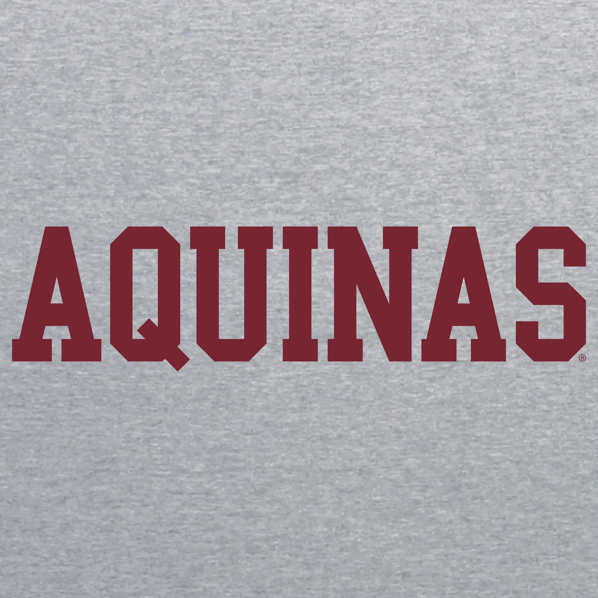 Aquinas Saints Basic Block Long Sleeve T Shirt - Sport Grey