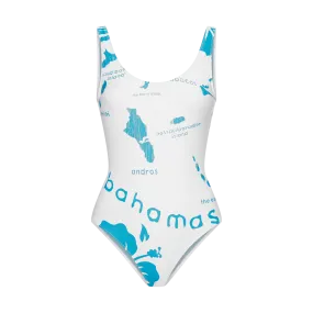 ARCHIPELAGO SWIMSUIT- WHITE & AQUA