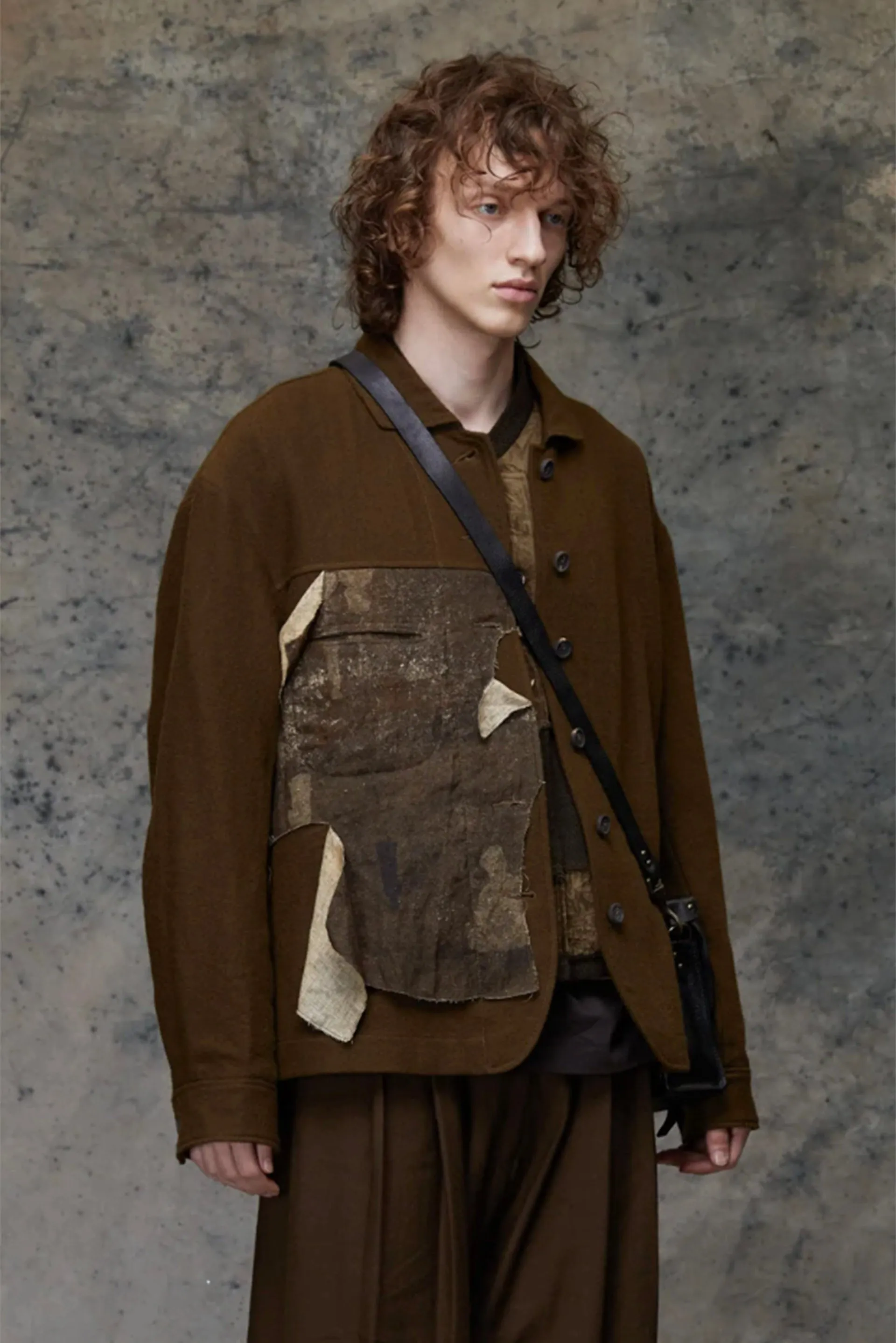 Asymmetric Patch Jacket