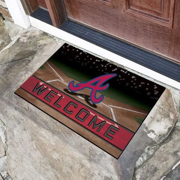 Atlanta Braves Heavy Duty Crumb Rubber Door Mat