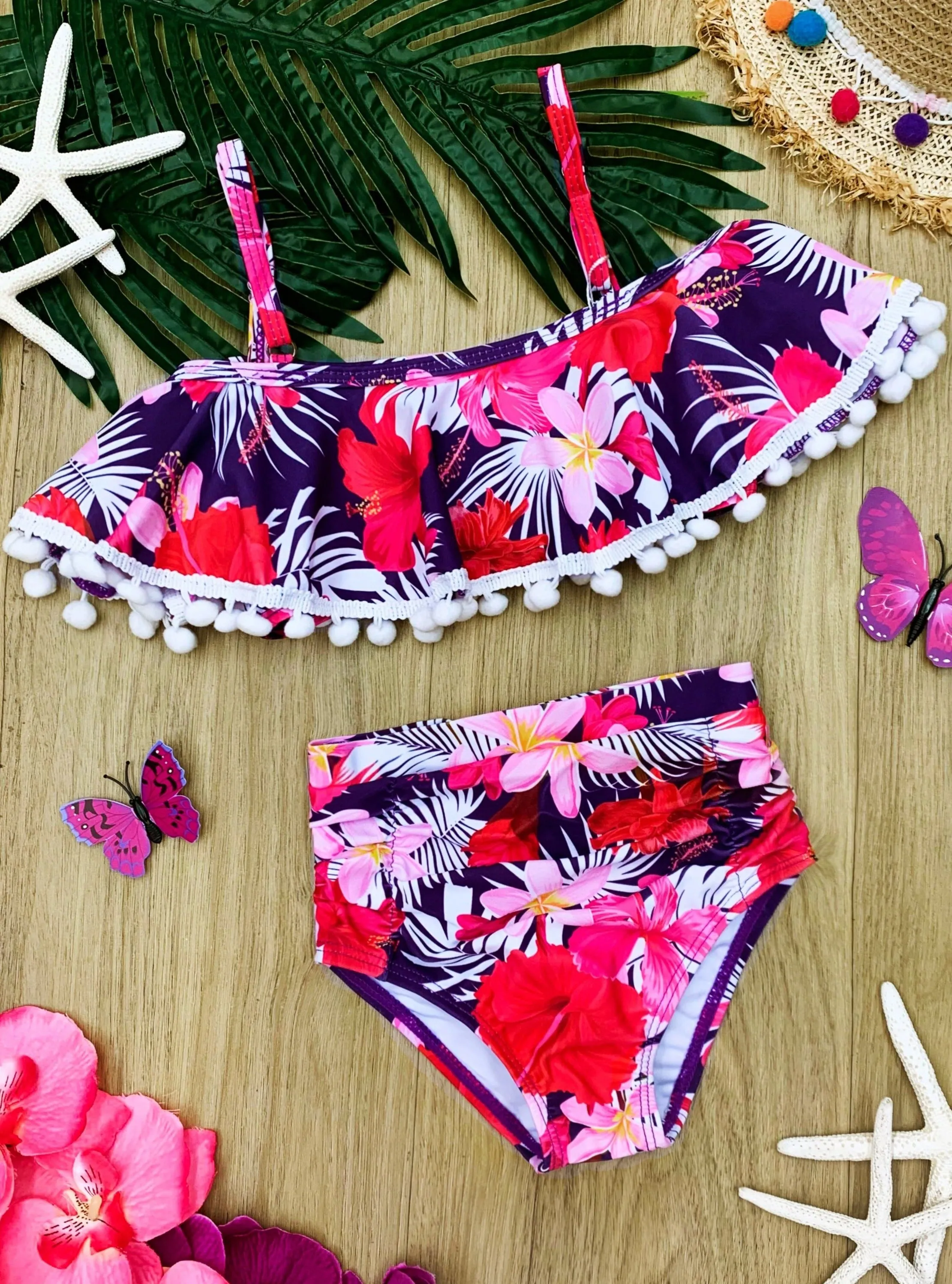 Away In Paradise Two Piece Swimsuit