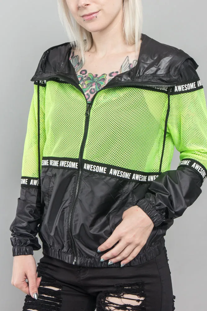 Awesome Fishnet Windbreaker