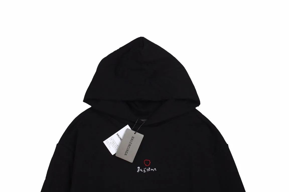 Balenciaga Black Be Yourself Hoodie