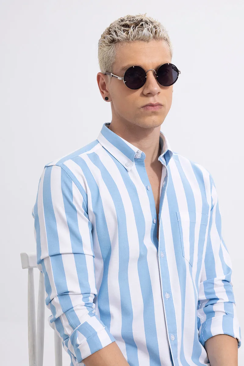 Bengal Stripe Blue Shirt