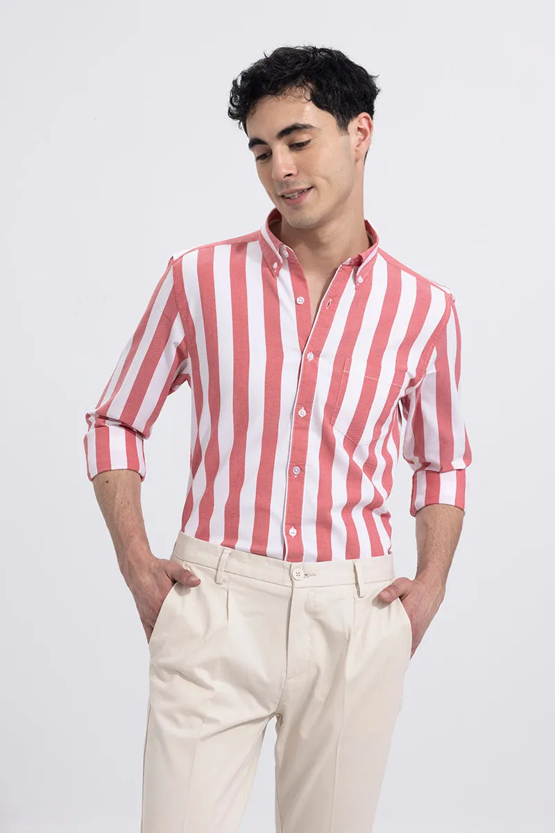 Bengal Stripe Red Shirt