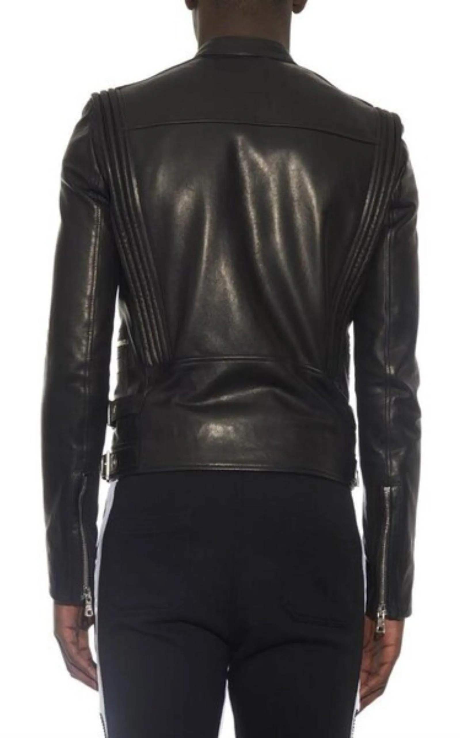 Black Leather Biker Jacket