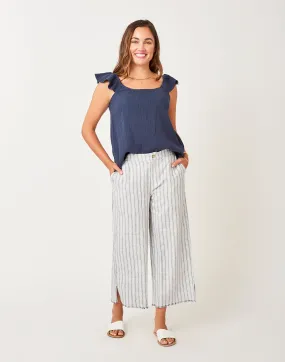 Blake Pant: Navy Byron Stripe - FINAL SALE