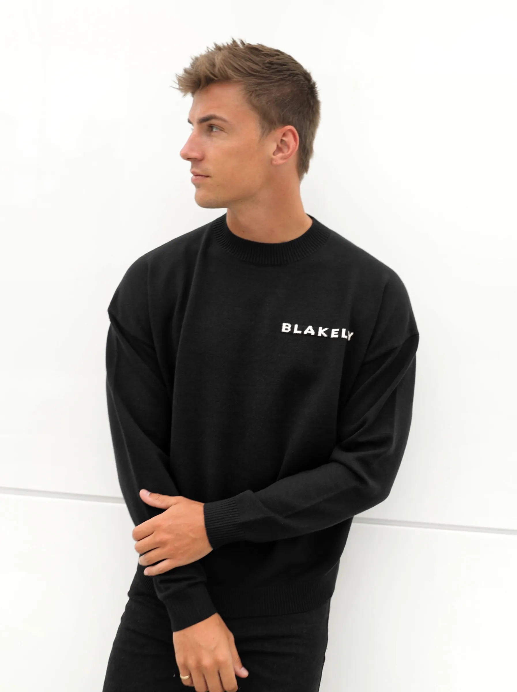 Blakely Knitted Jumper - Black