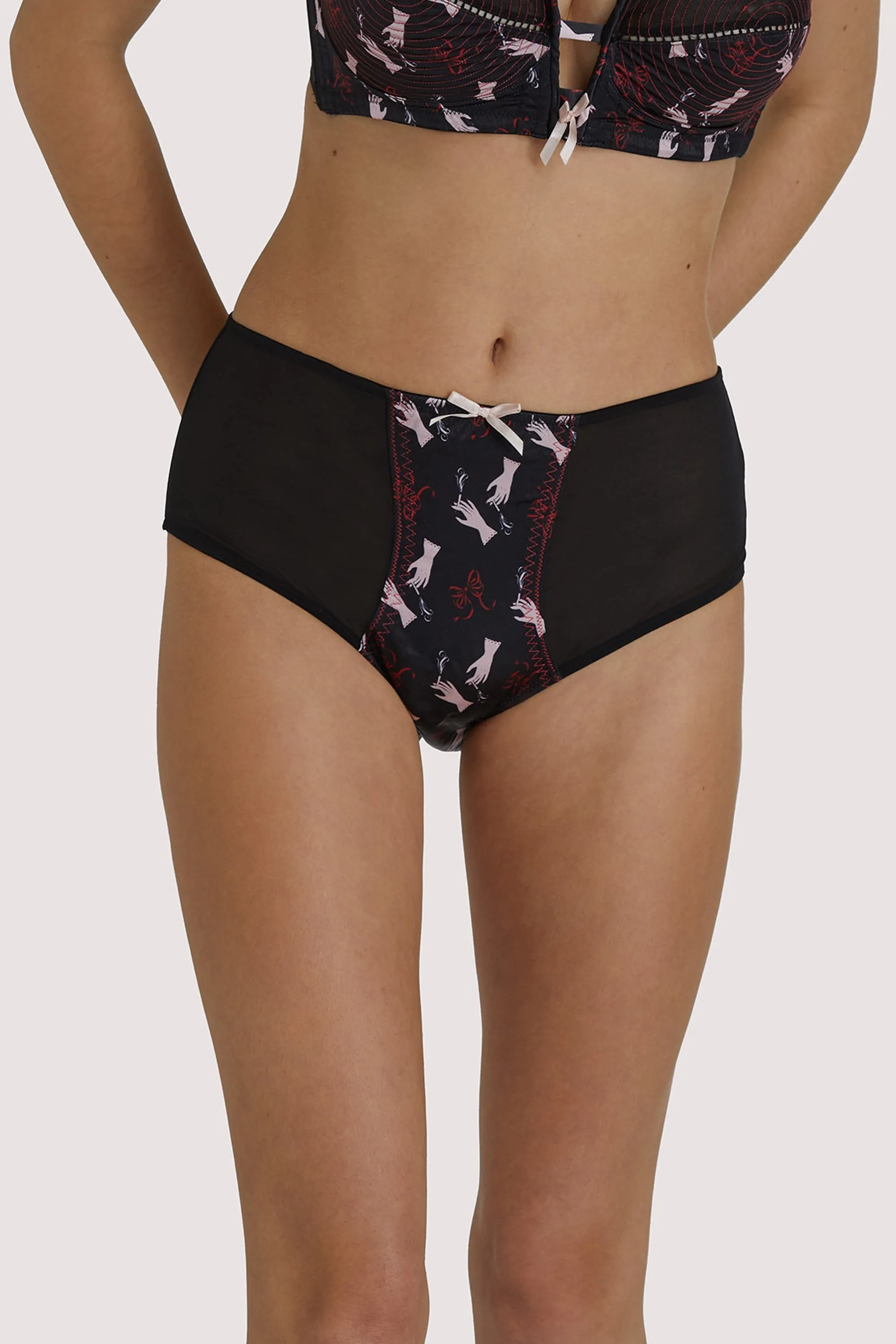 Blaze Smoking Printed High Waist Brief