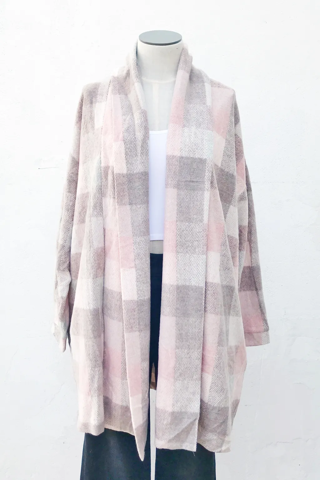 Blissed Out Plaid Coat